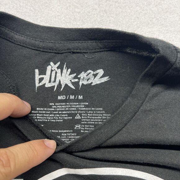 Blink-182 Graphic Band T-Shirt Concert Black Punk Pop Music Adult Med EUC Blink - Picture 5 of 9